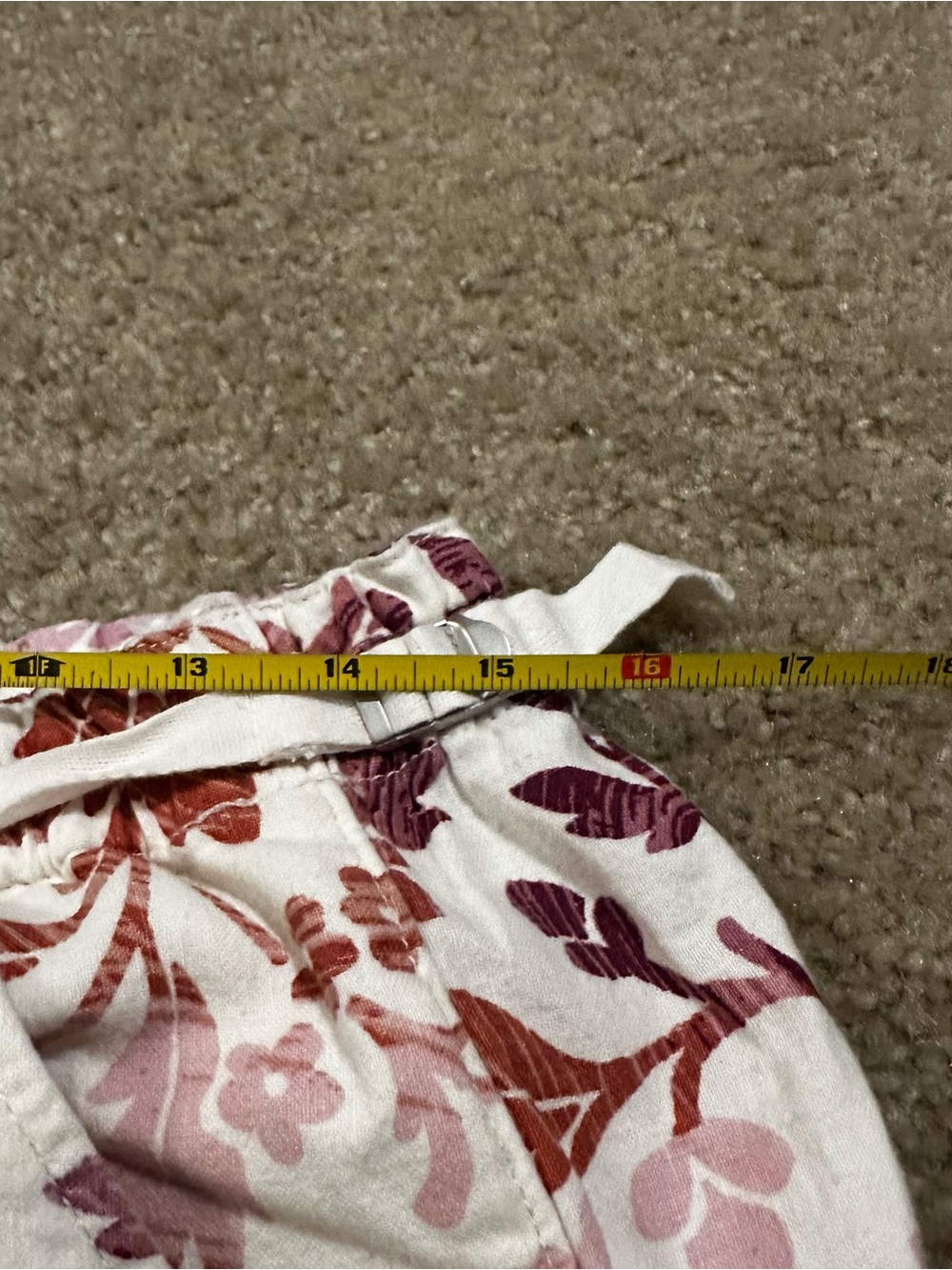 Pilcro Anthropologie Linen Blend Floral Wide Leg Resort Vacay Pants Medium Flare - Picture 6 of 13